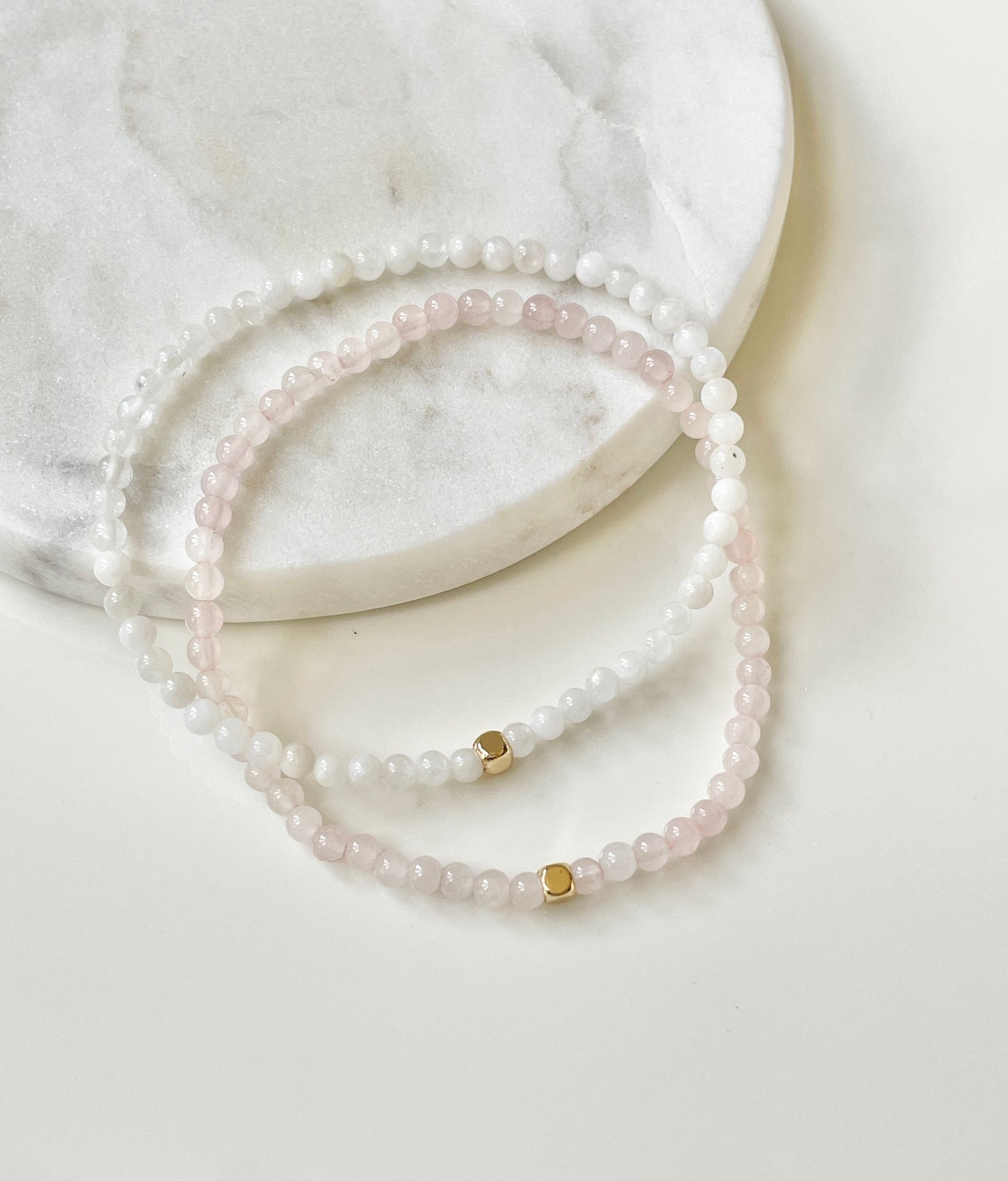 The Self-Love Set – Rose Quartz & Moonstone Duo for Soft Power
