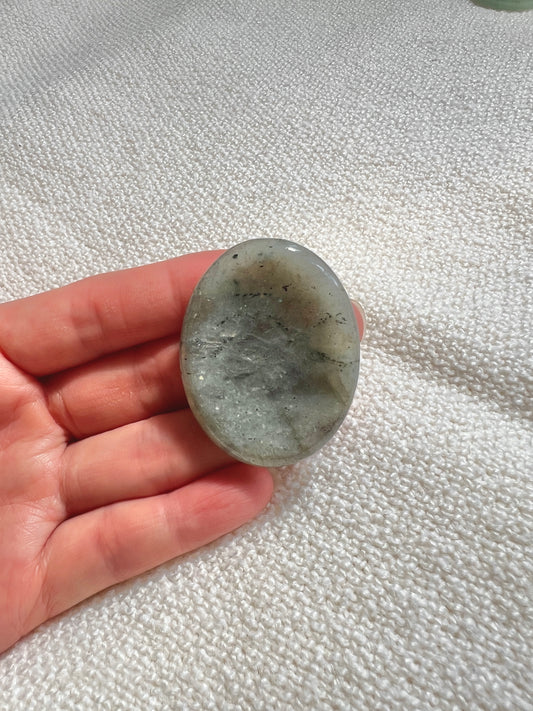 The Transformation Ritual Stone – Polished Labradorite Worry Stone
