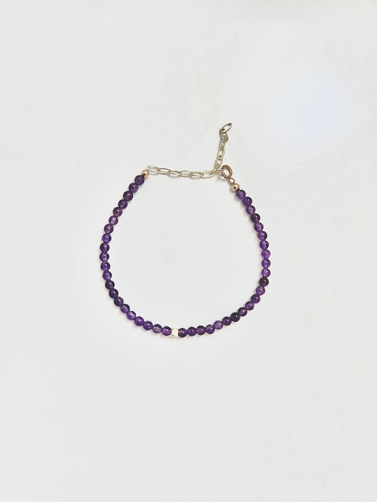 The Inner Light Bracelet – Amethyst & Gold-Filled