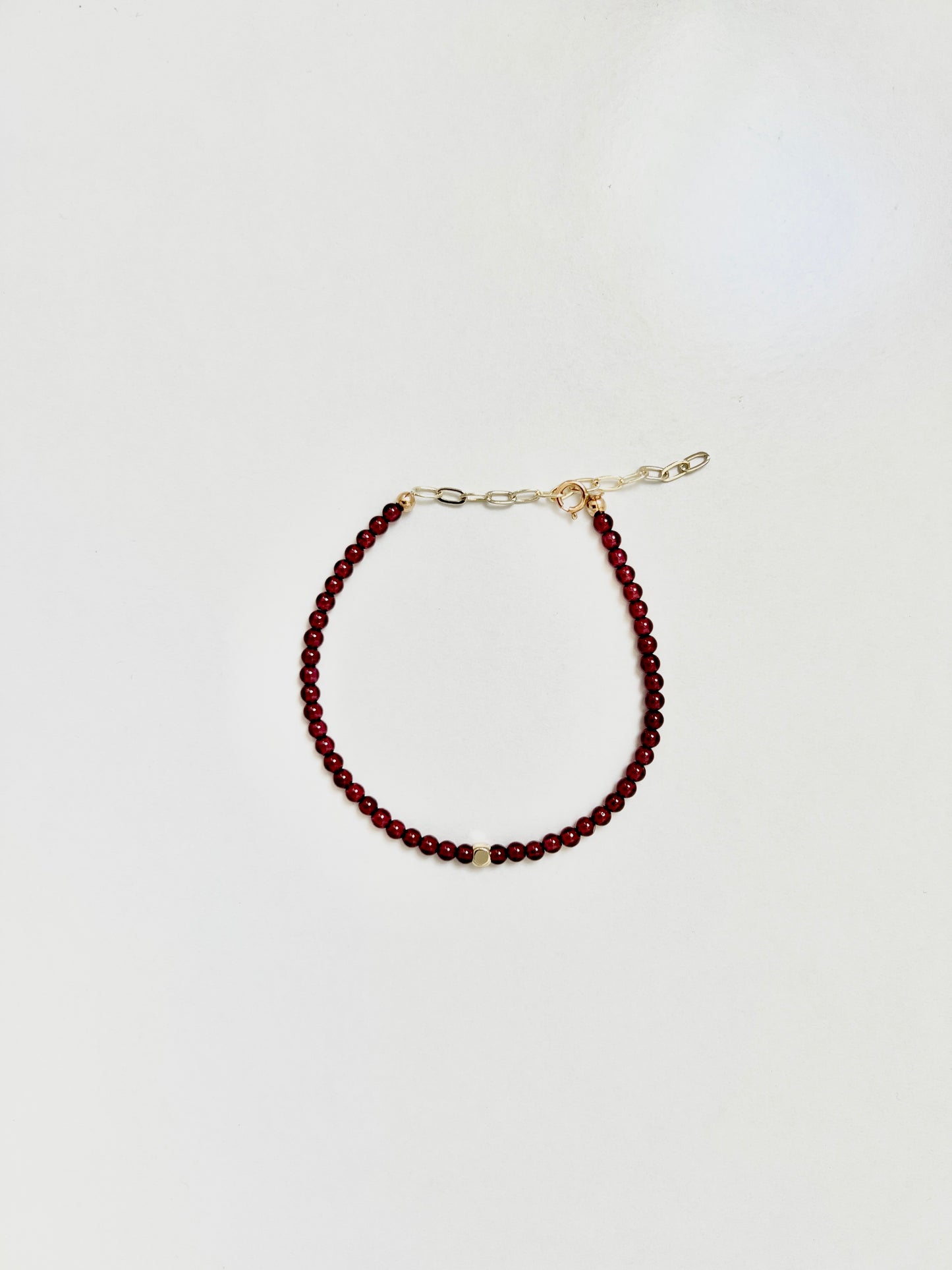 The Passion Ritual Bracelet – Garnet & Gold-Filled