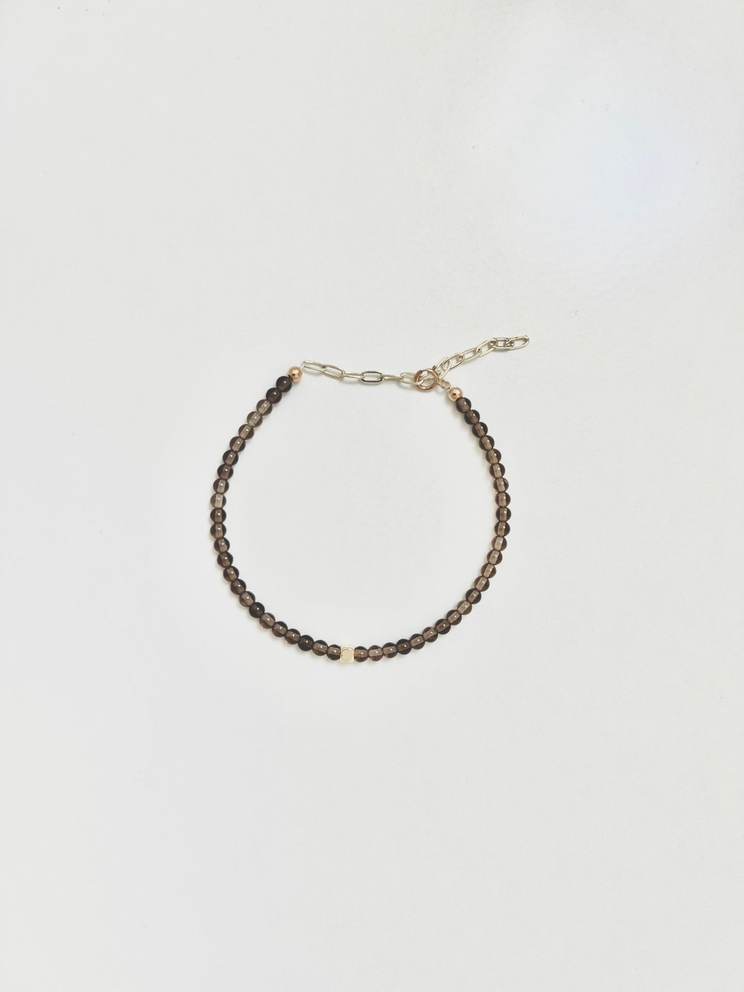 The Resilience Ritual Bracelet – Smoky Quartz & Gold-Filled