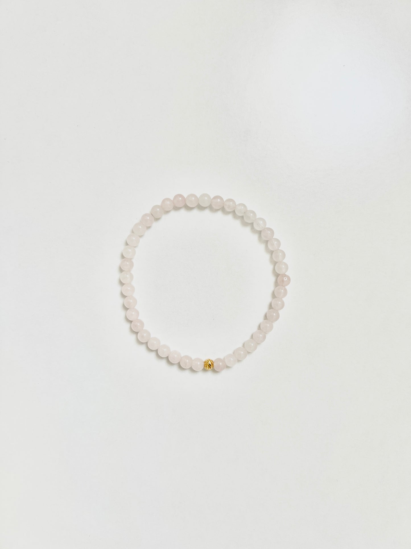 The Love Ritual Bracelet – Rose Quartz & Gold Vermeil