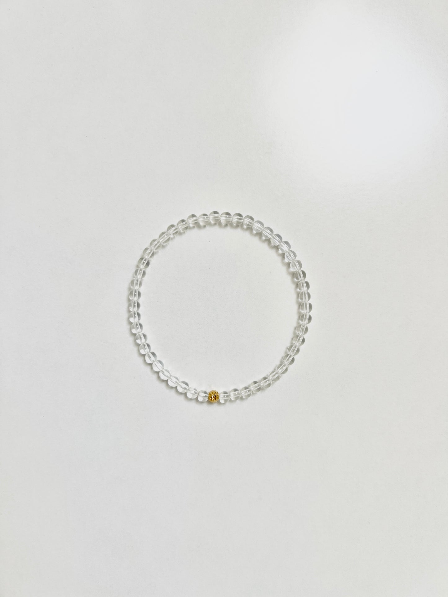 The Manifestation Ritual Bracelet – Clear Quartz & Gold Vermeil