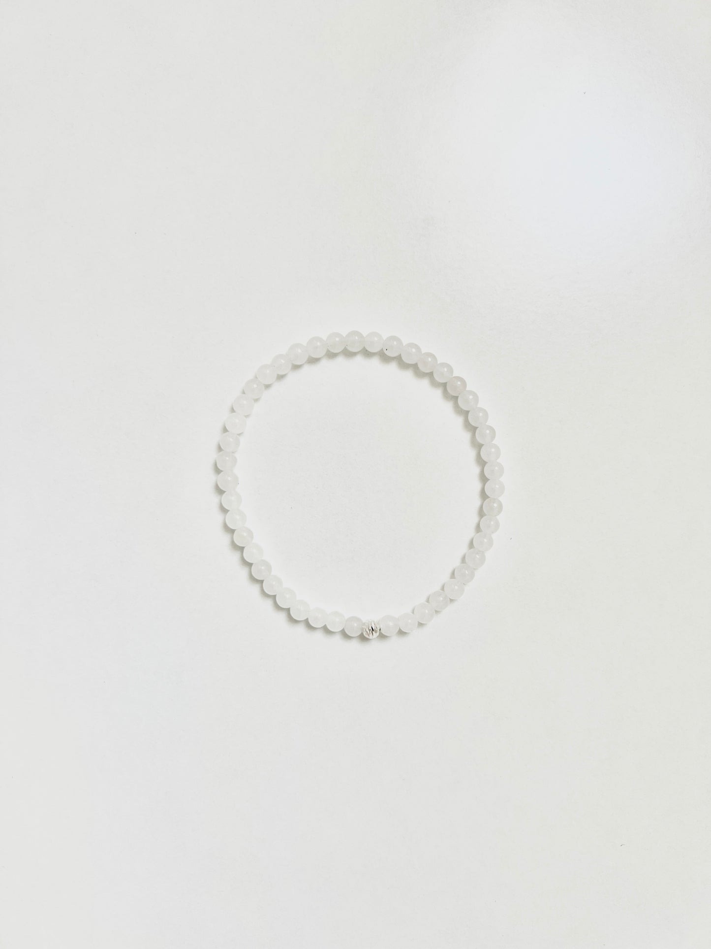 The Purity Ritual Bracelet – White Jade & Sterling Silver