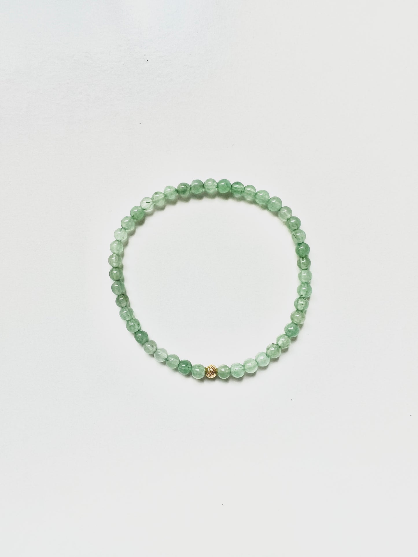 The Abundance Ritual Bracelet – Green Aventurine & Gold Vermeil