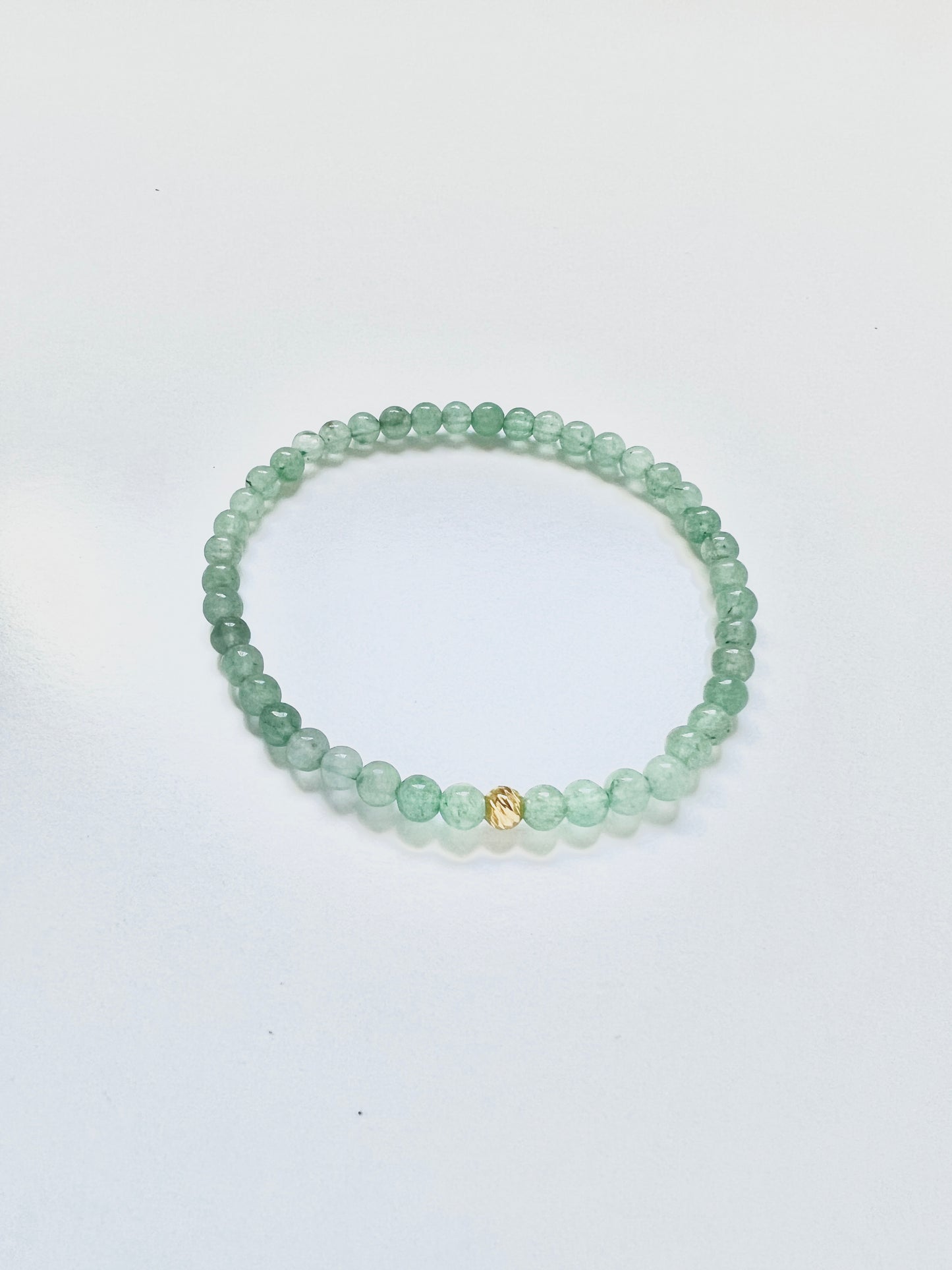 The Abundance Ritual Bracelet – Green Aventurine & Gold Vermeil