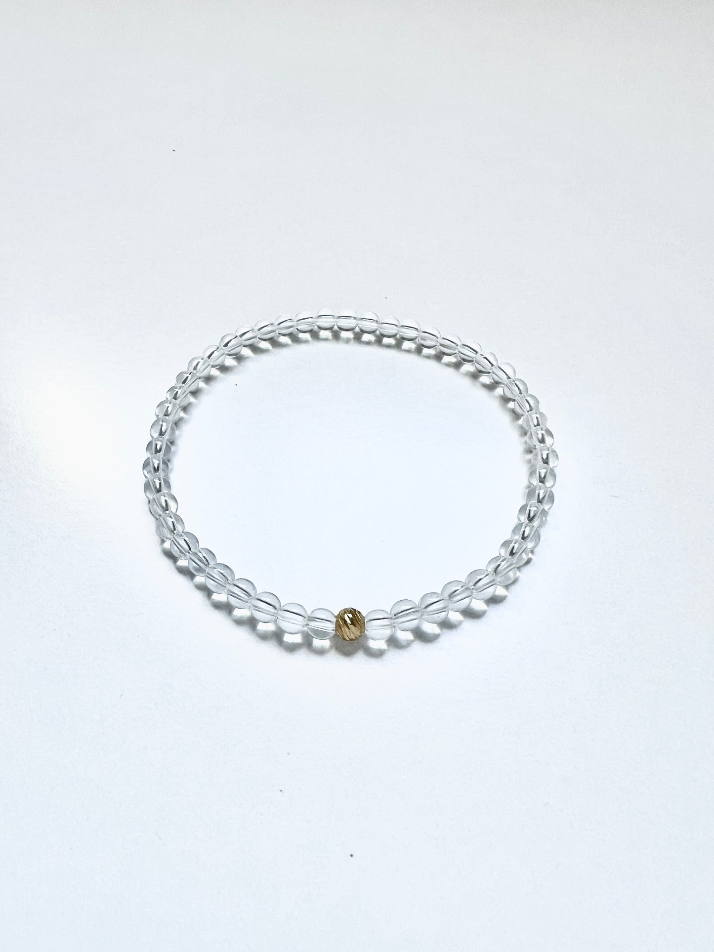 The Manifestation Ritual Bracelet – Clear Quartz & Gold Vermeil