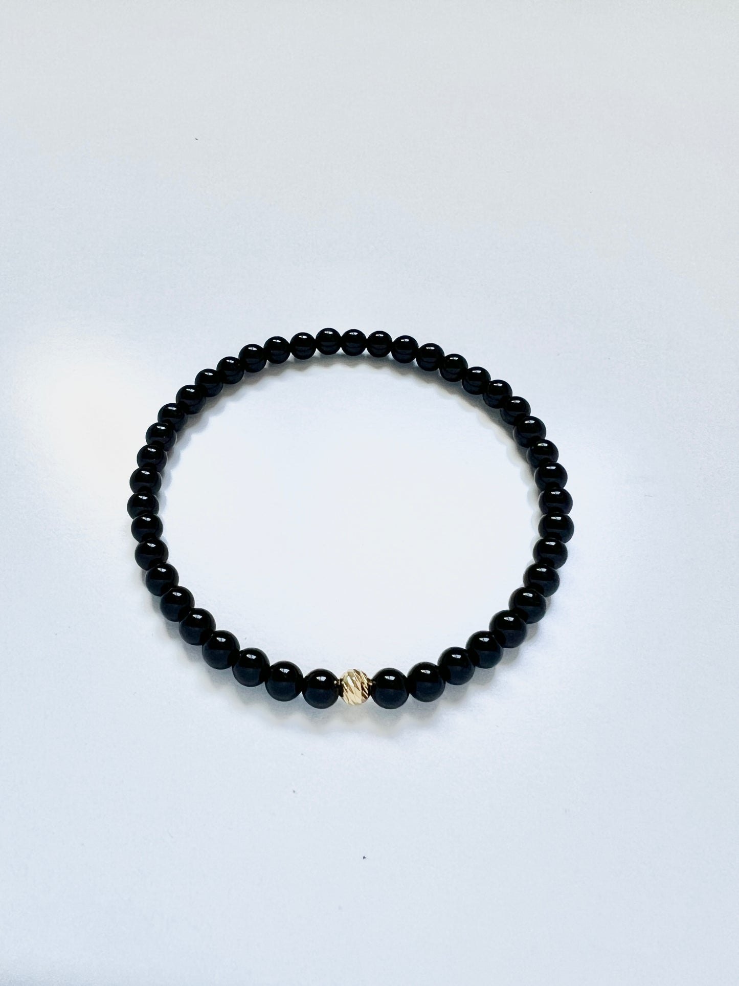 The Motivation Ritual Bracelet – Black Onyx & Gold Vermeil