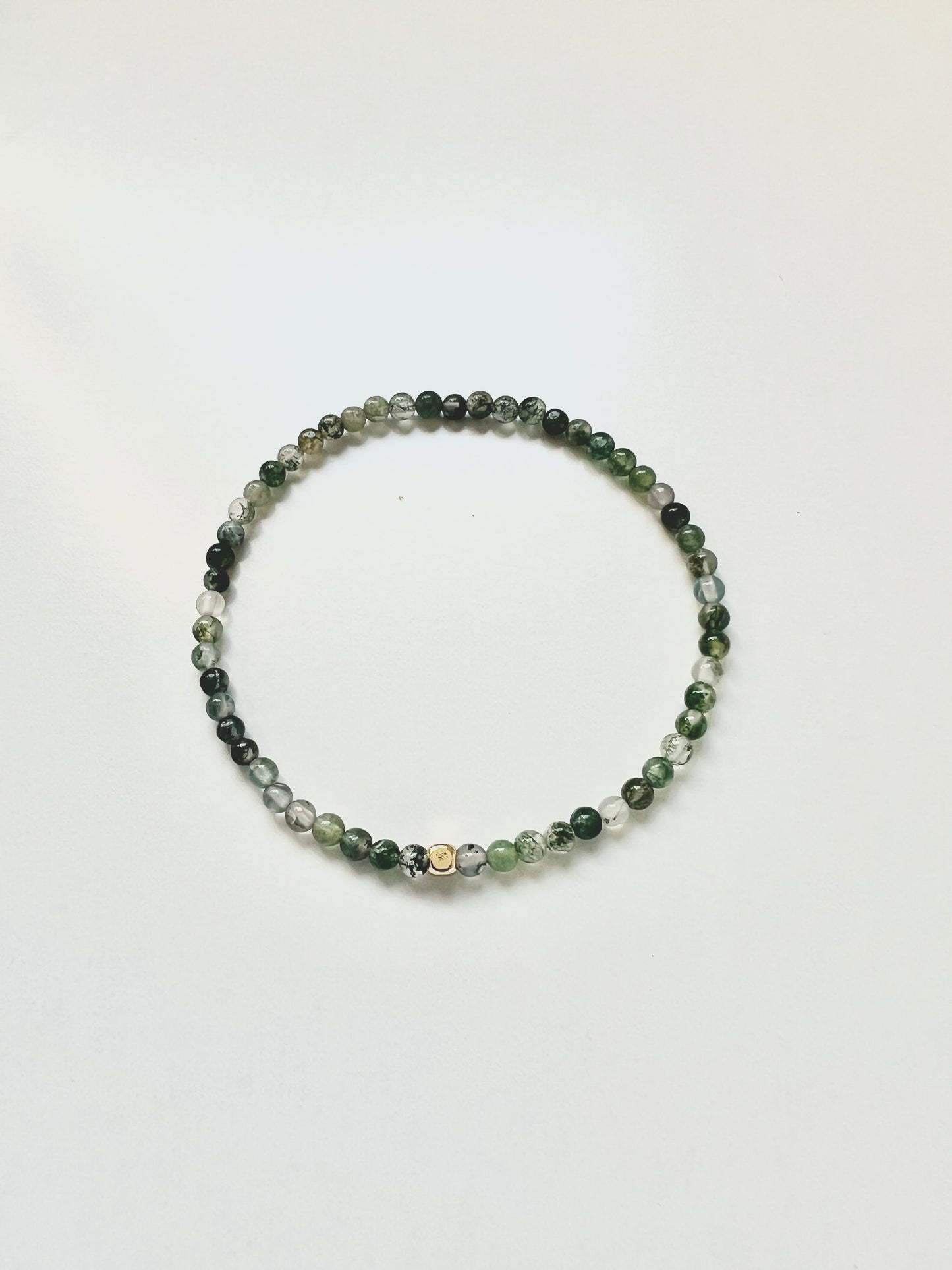 The Growth Ritual Bracelet – Moss Agate