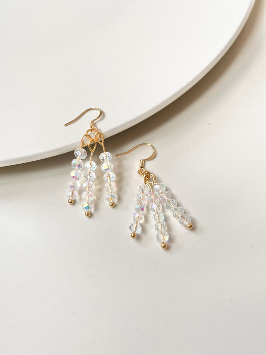 The Lightkeeper Earrings – Crystal & Sterling Silver
