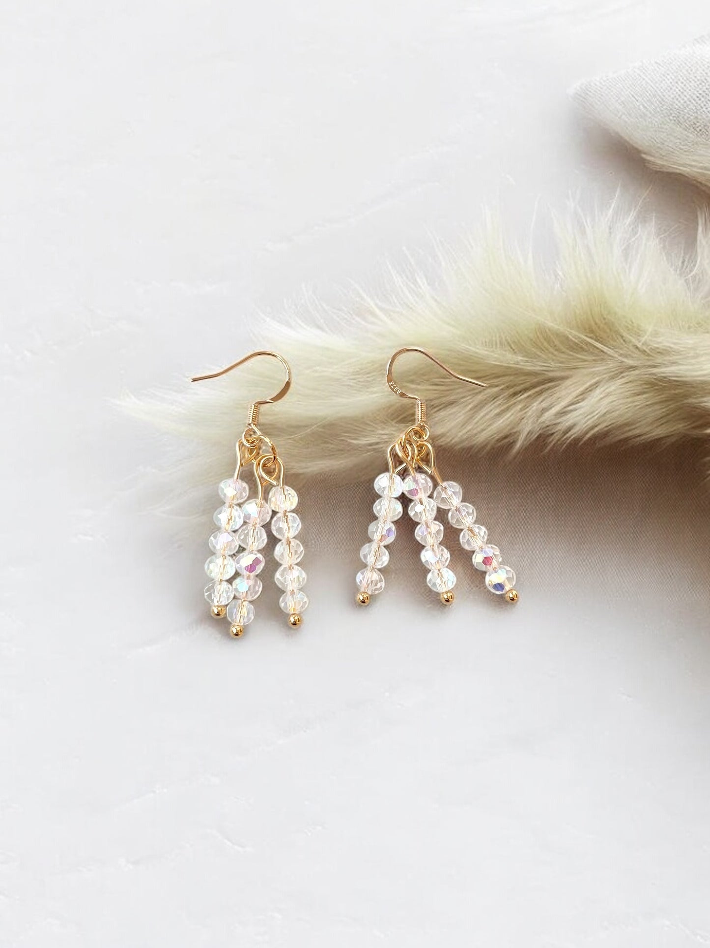 The Lightkeeper Earrings – Crystal & Sterling Silver