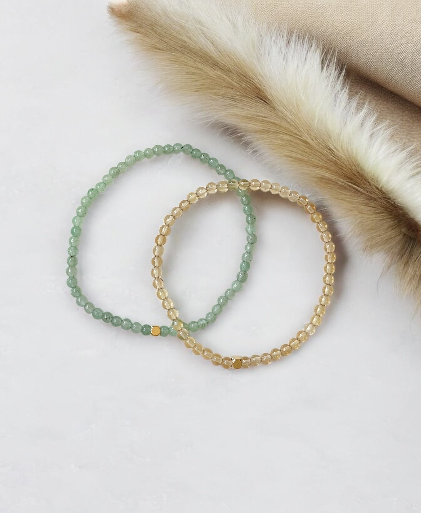 The Abundance Ritual Set – Green Aventurine & Citrine