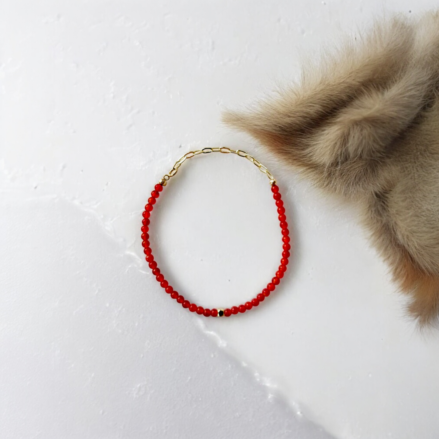 The Vitality Ritual Bracelet – Carnelian & Gold-Filled