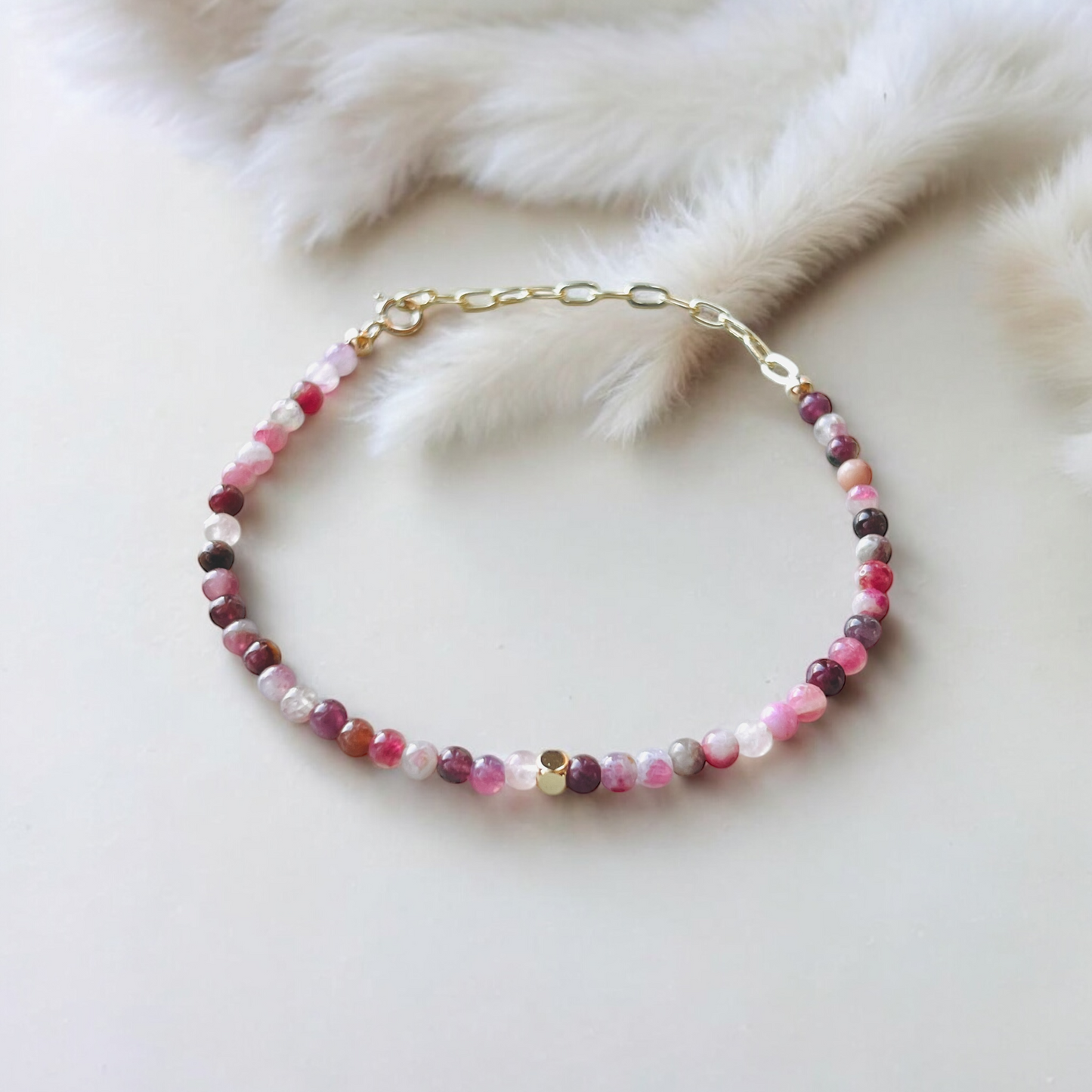 The Alignment Ritual Bracelet – Mixed Tourmaline & Gold-Filled