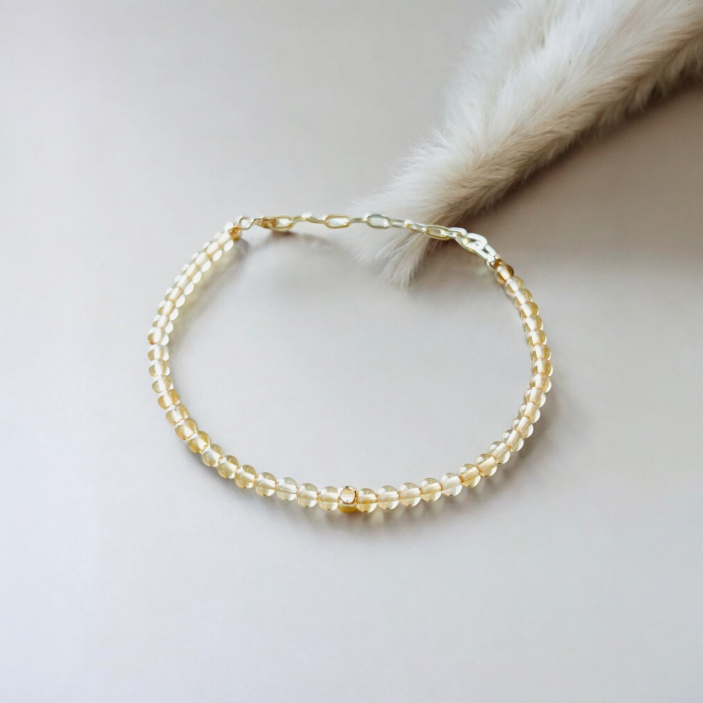 The Optimism Ritual Bracelet – Citrine & Gold-Filled