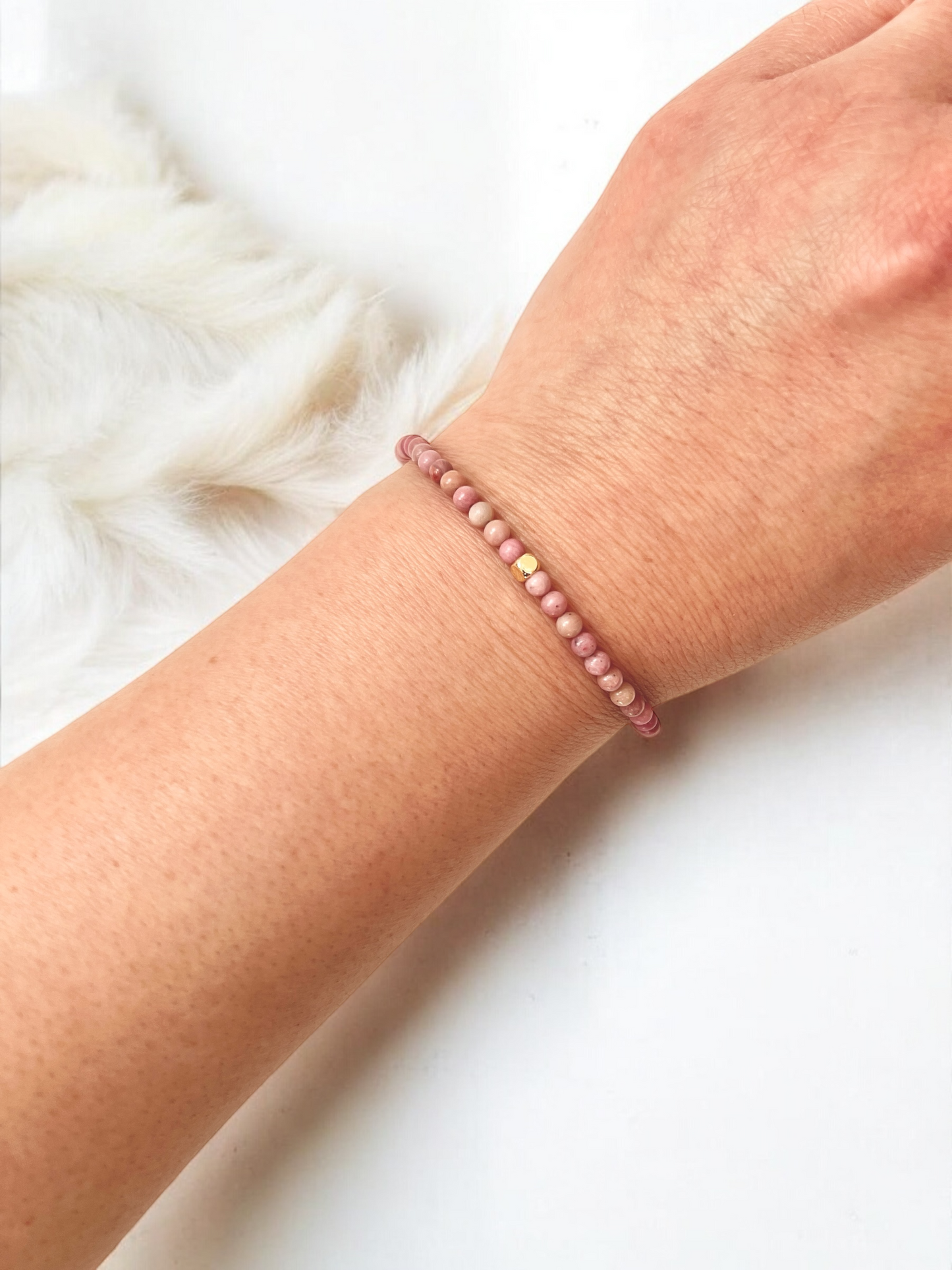 The Healing Ritual Bracelet – Rhodochrosite & Gold-Filled