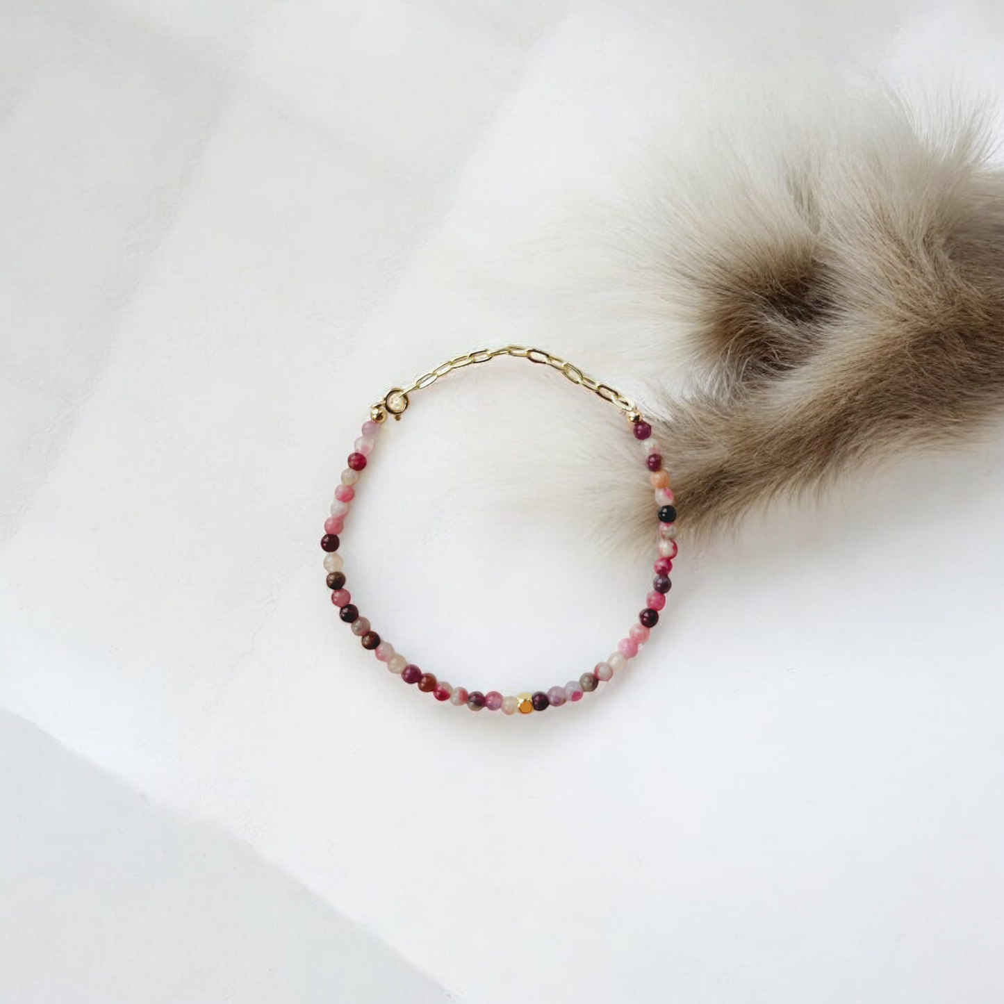 The Alignment Ritual Bracelet – Mixed Tourmaline & Gold-Filled