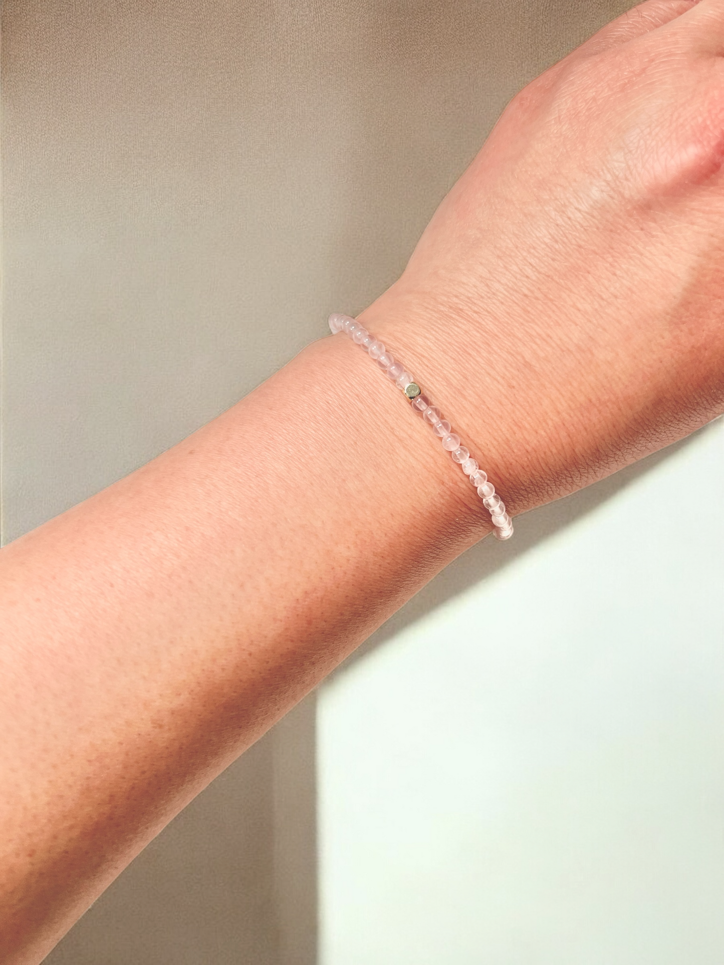 The Heart Ritual Bracelet – Rose Quartz & Gold-Filled