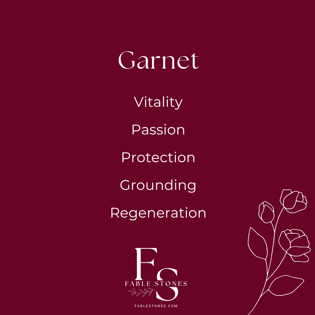 The Passion Ritual Bracelet – Garnet & Gold-Filled