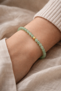 Green Aventurine Vermeil Bracelet Fable Stones