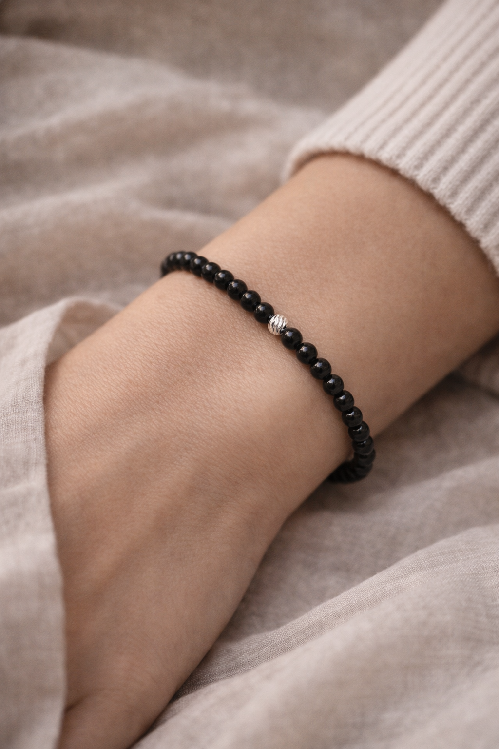 Black Onyx Vermeil Bracelet Fable Stones