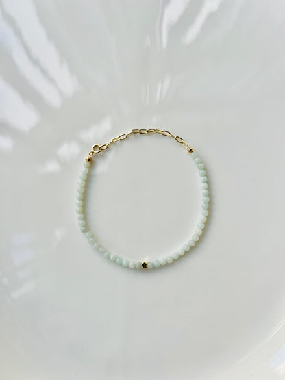 The Courage Ritual Bracelet – Amazonite & Gold-Filled