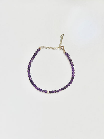 The Inner Light Bracelet – Amethyst & Gold-Filled
