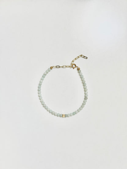 The Courage Ritual Bracelet – Amazonite & Gold-Filled