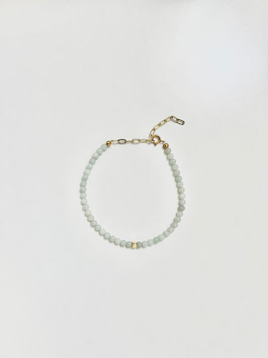 The Courage Ritual Bracelet – Amazonite & Gold-Filled