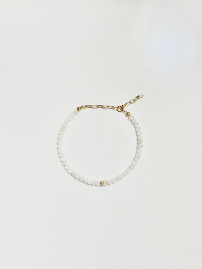 The Inner Glow Bracelet – Moonstone & Gold-Filled