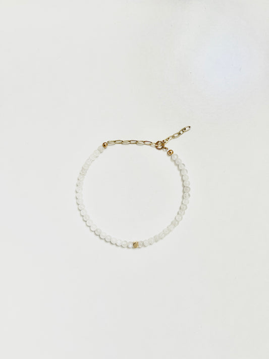 The Inner Glow Bracelet – Moonstone & Gold-Filled