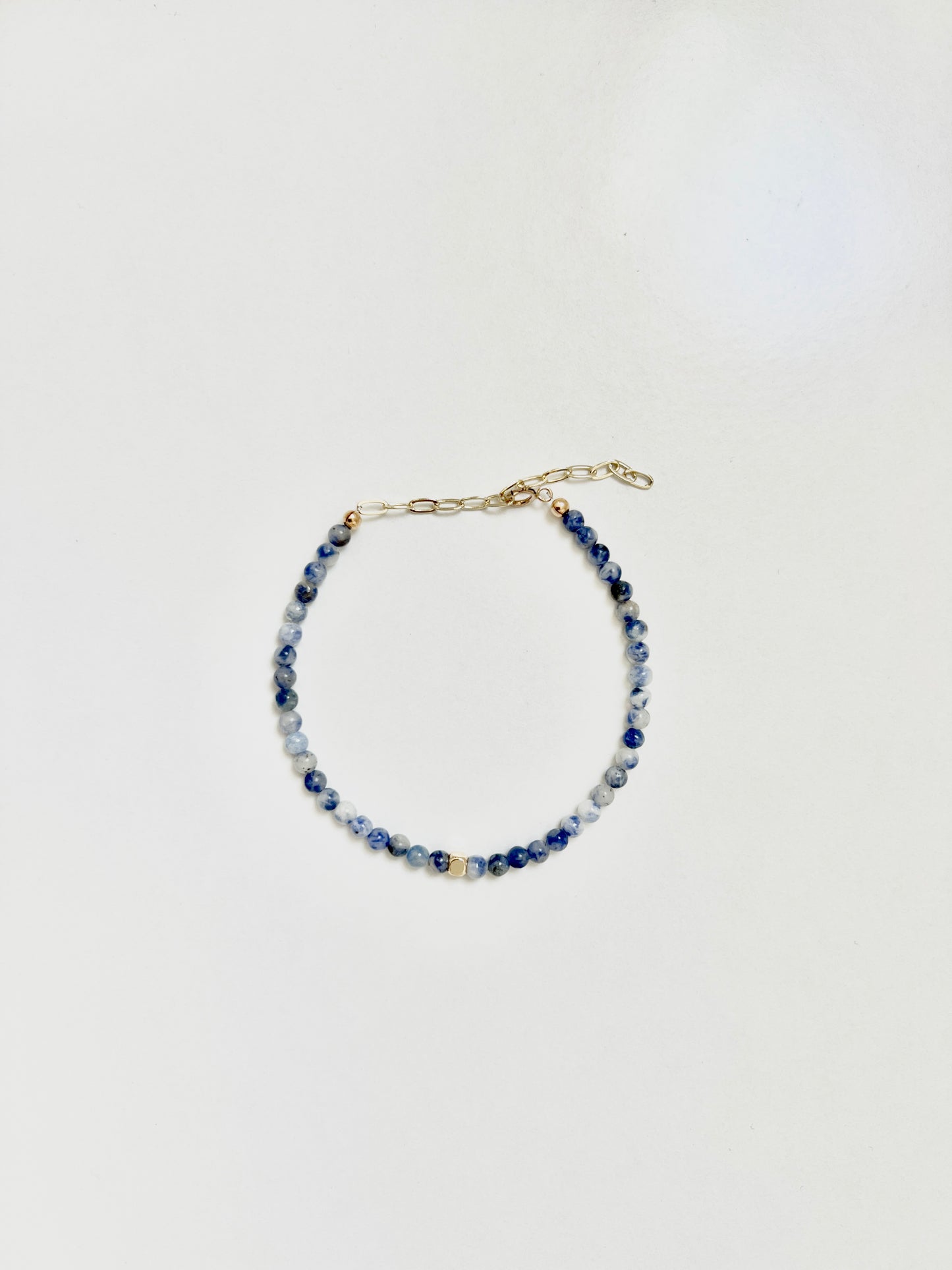 The Stillness Ritual Bracelet – Sodalite & Gold-Filled