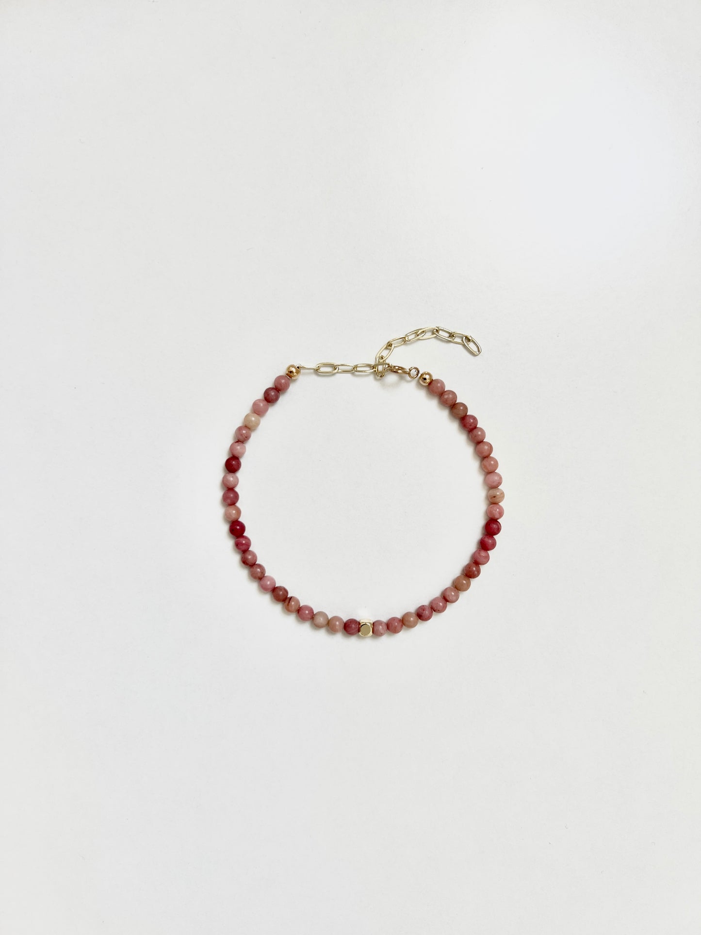 The Healing Ritual Bracelet – Rhodochrosite & Gold-Filled