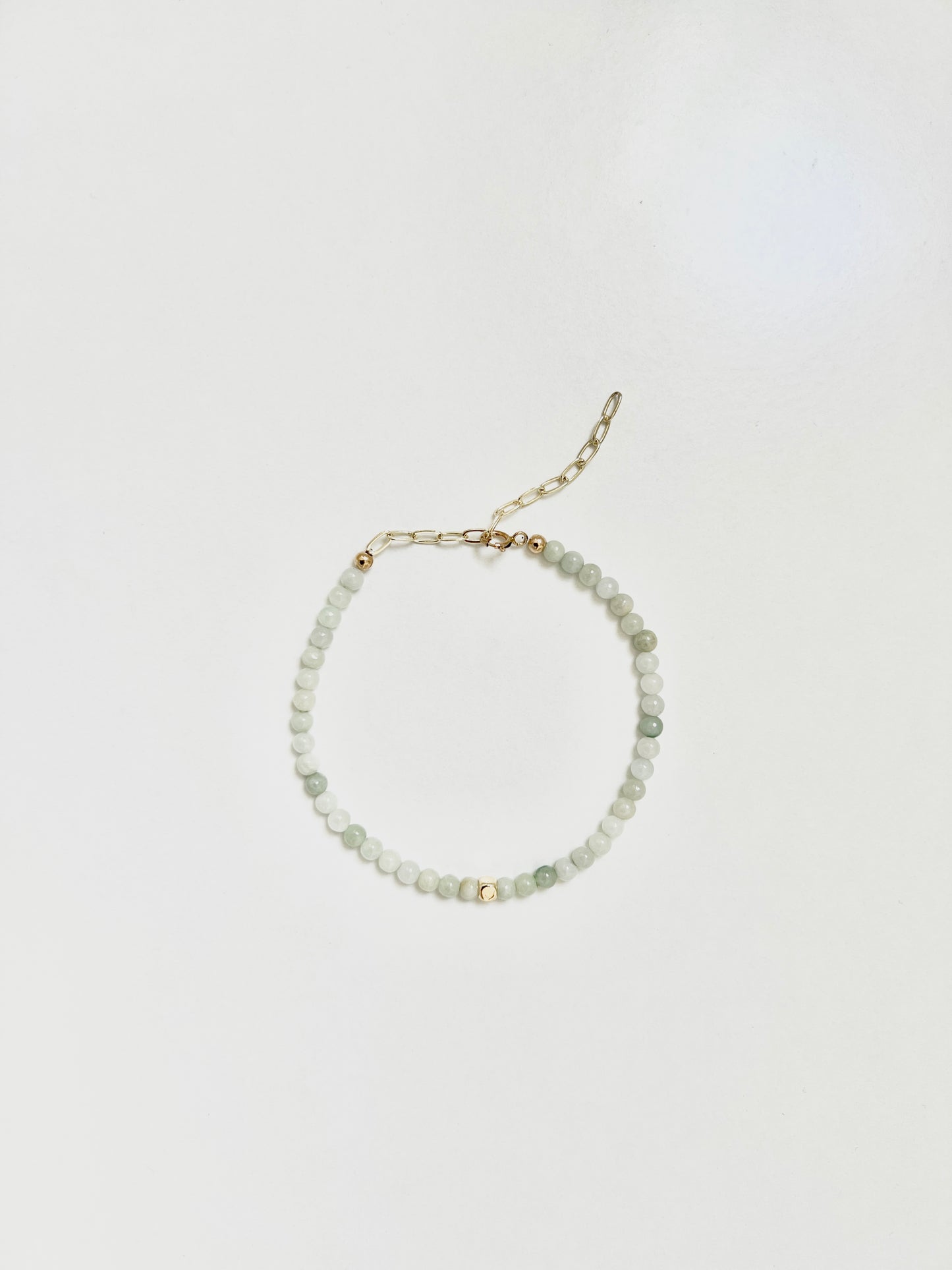 The Harmony Ritual Bracelet – Burmese Jade & Gold-Filled
