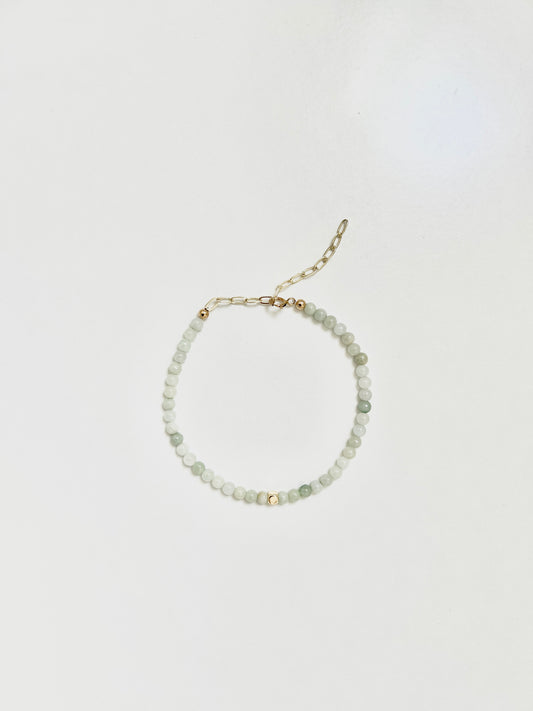 The Harmony Ritual Bracelet – Burmese Jade & Gold-Filled