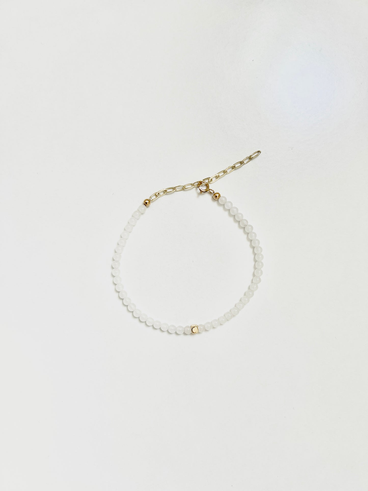 The Purity Ritual Bracelet – White Jade & Gold-Filled