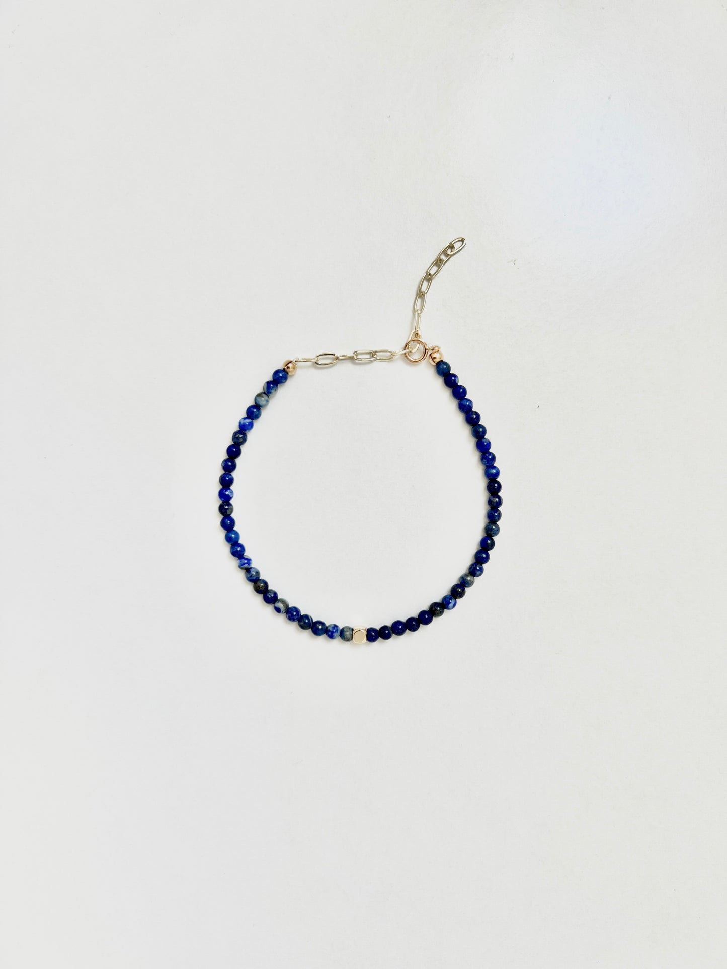 The Wisdom Ritual Bracelet – Lapis Lazuli & Gold-Filled