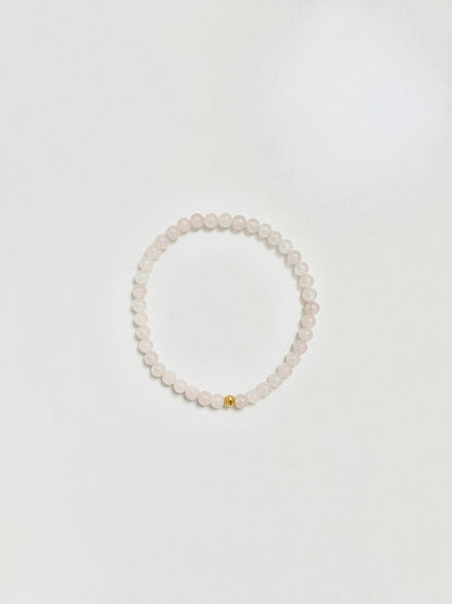 The Love Ritual Bracelet – Rose Quartz & Gold Vermeil