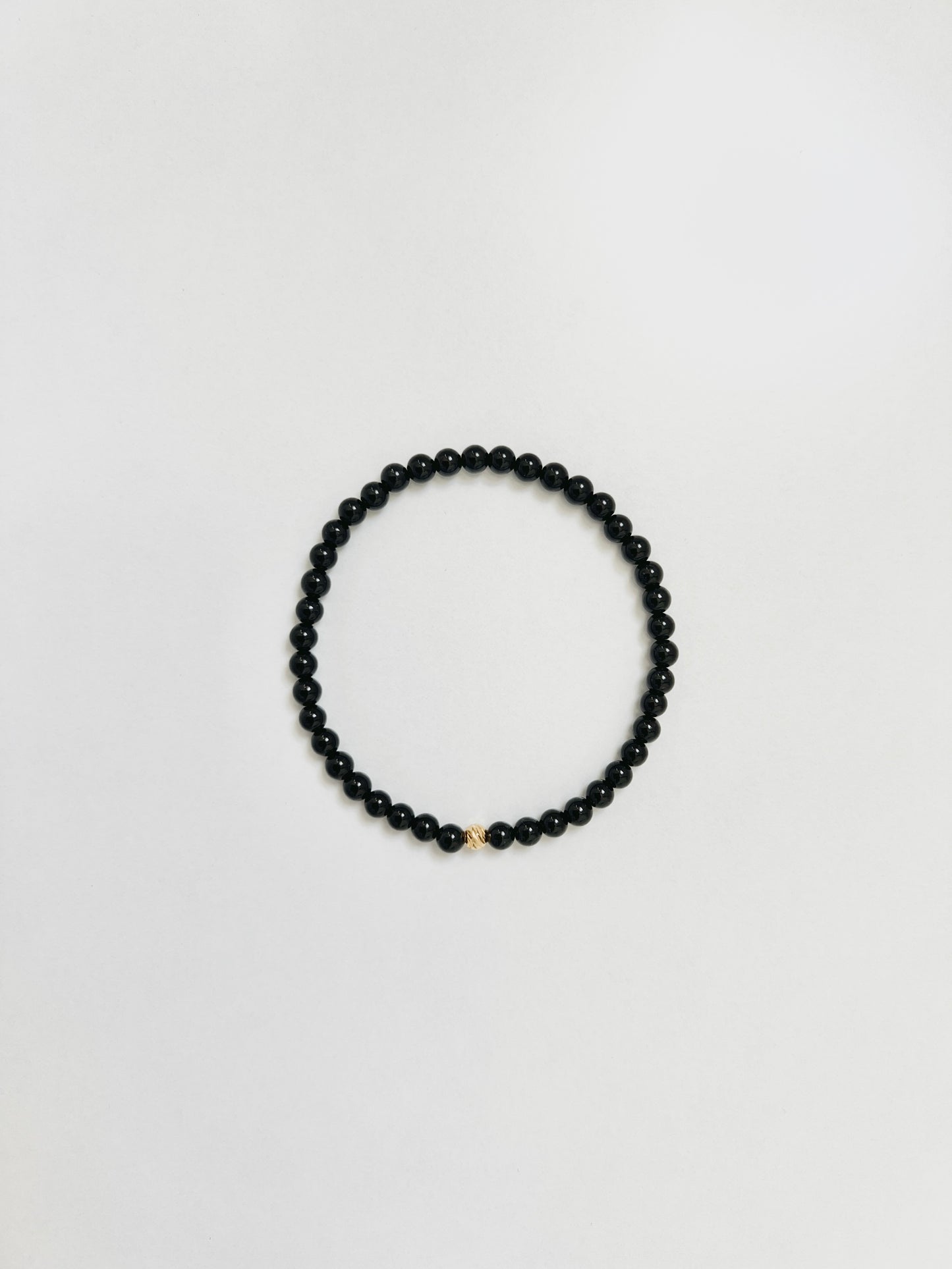 The Motivation Ritual Bracelet – Black Onyx & Gold Vermeil