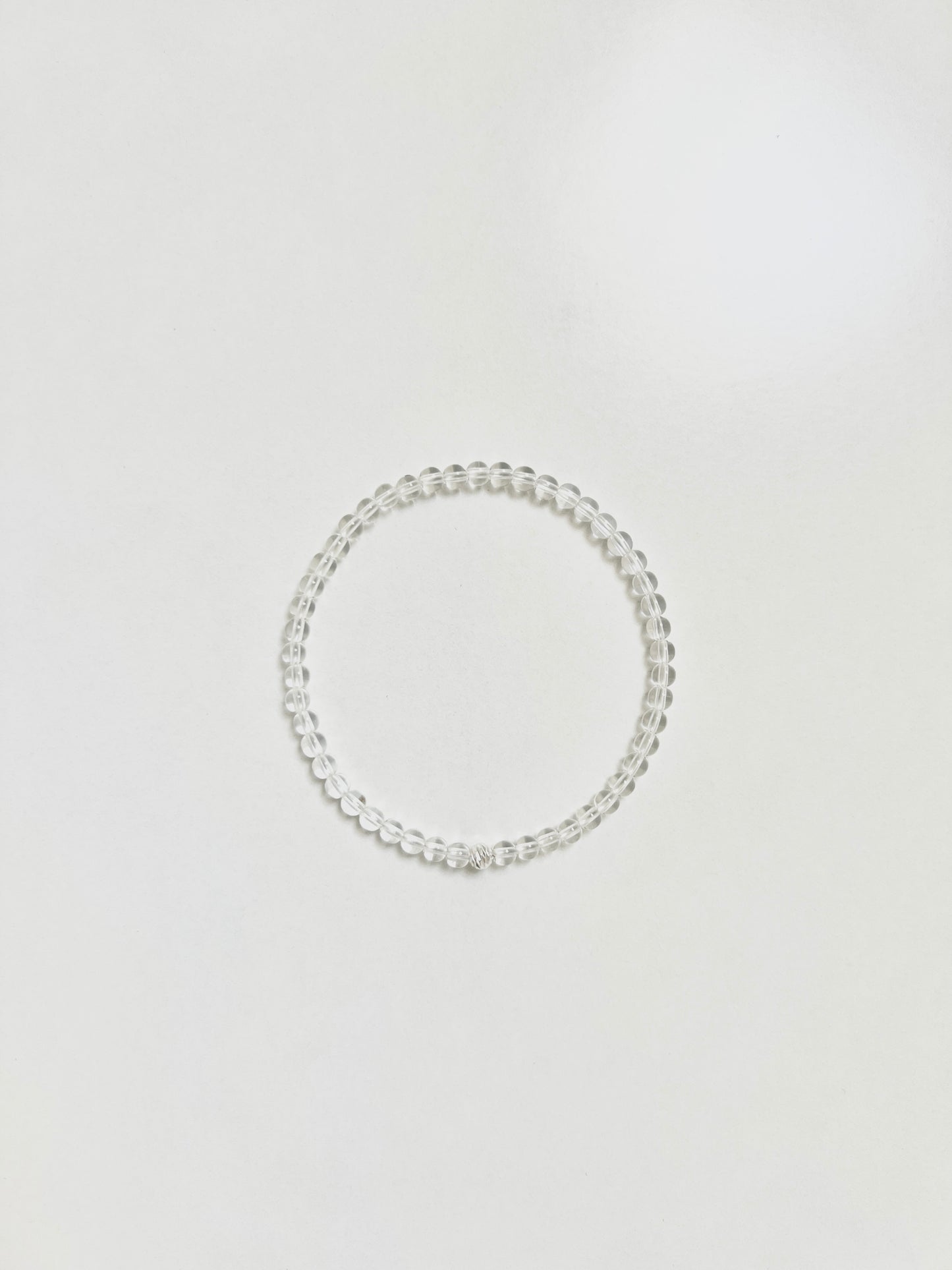 The Manifestation Ritual Bracelet – Clear Quartz & Sterling Silver