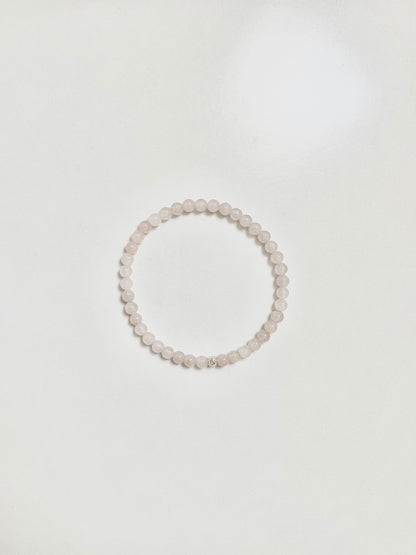 The Love Ritual Bracelet – Rose Quartz & Sterling Silver