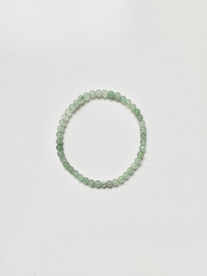 The Abundance Ritual Bracelet – Green Aventurine & Sterling Silver