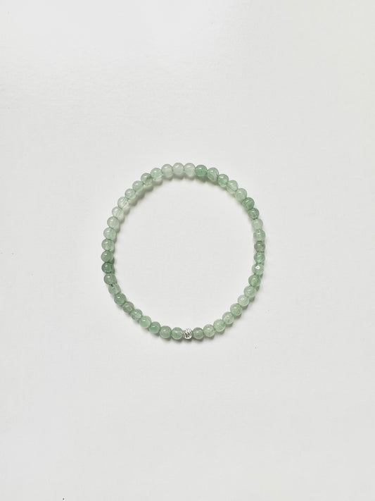 The Abundance Ritual Bracelet – Green Aventurine & Sterling Silver