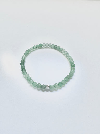 The Abundance Ritual Bracelet – Green Aventurine & Sterling Silver