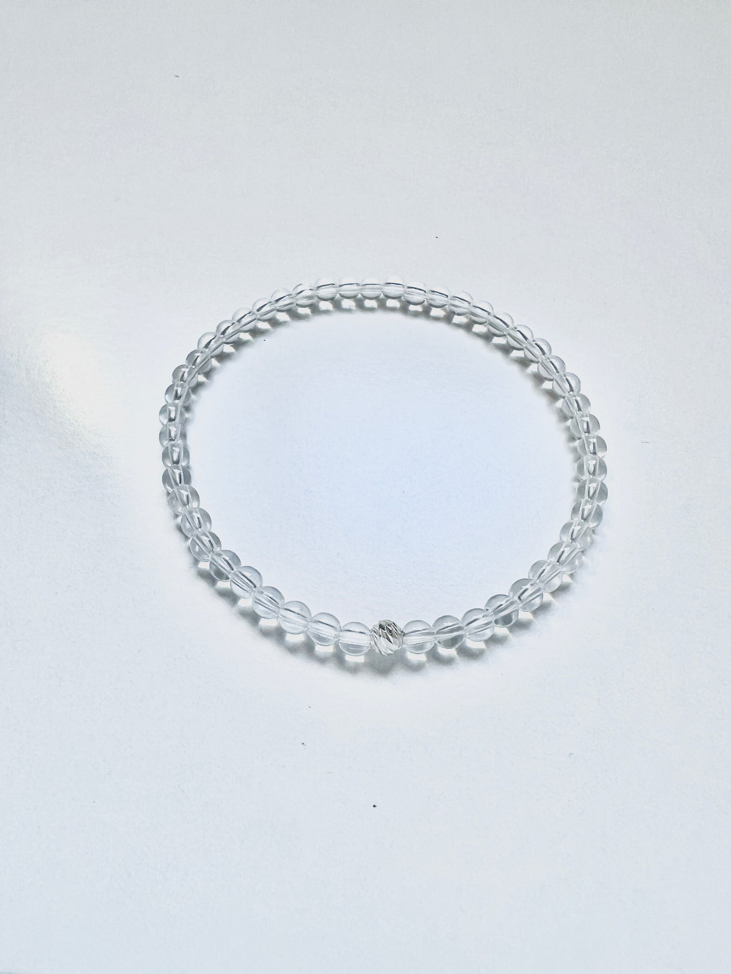 The Manifestation Ritual Bracelet – Clear Quartz & Sterling Silver