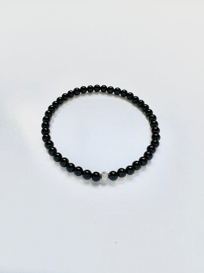 The Motivation Ritual Bracelet – Black Onyx & Sterling Silver