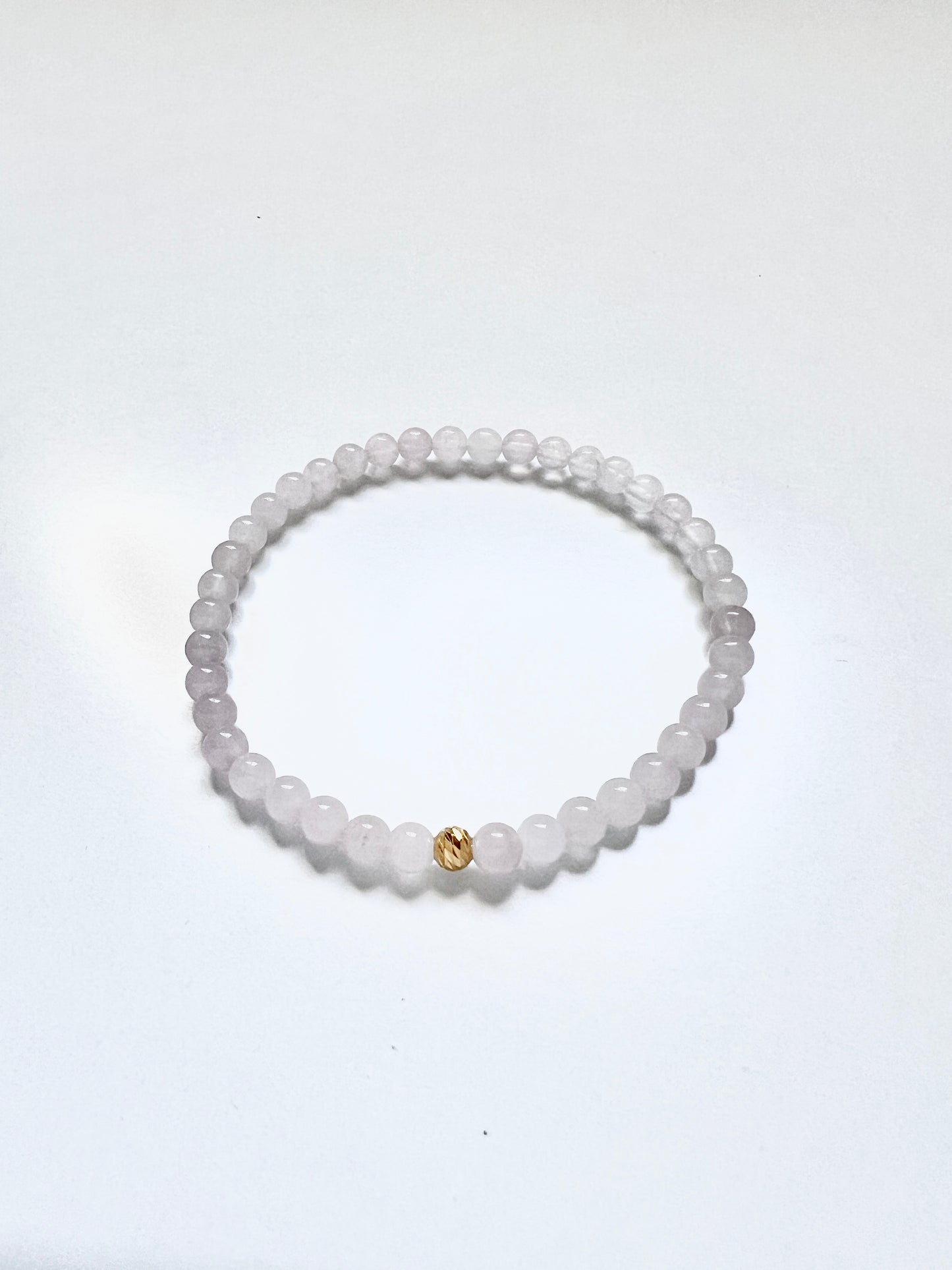 The Love Ritual Bracelet – Rose Quartz & Gold Vermeil