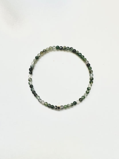 The Growth Ritual Bracelet – Moss Agate