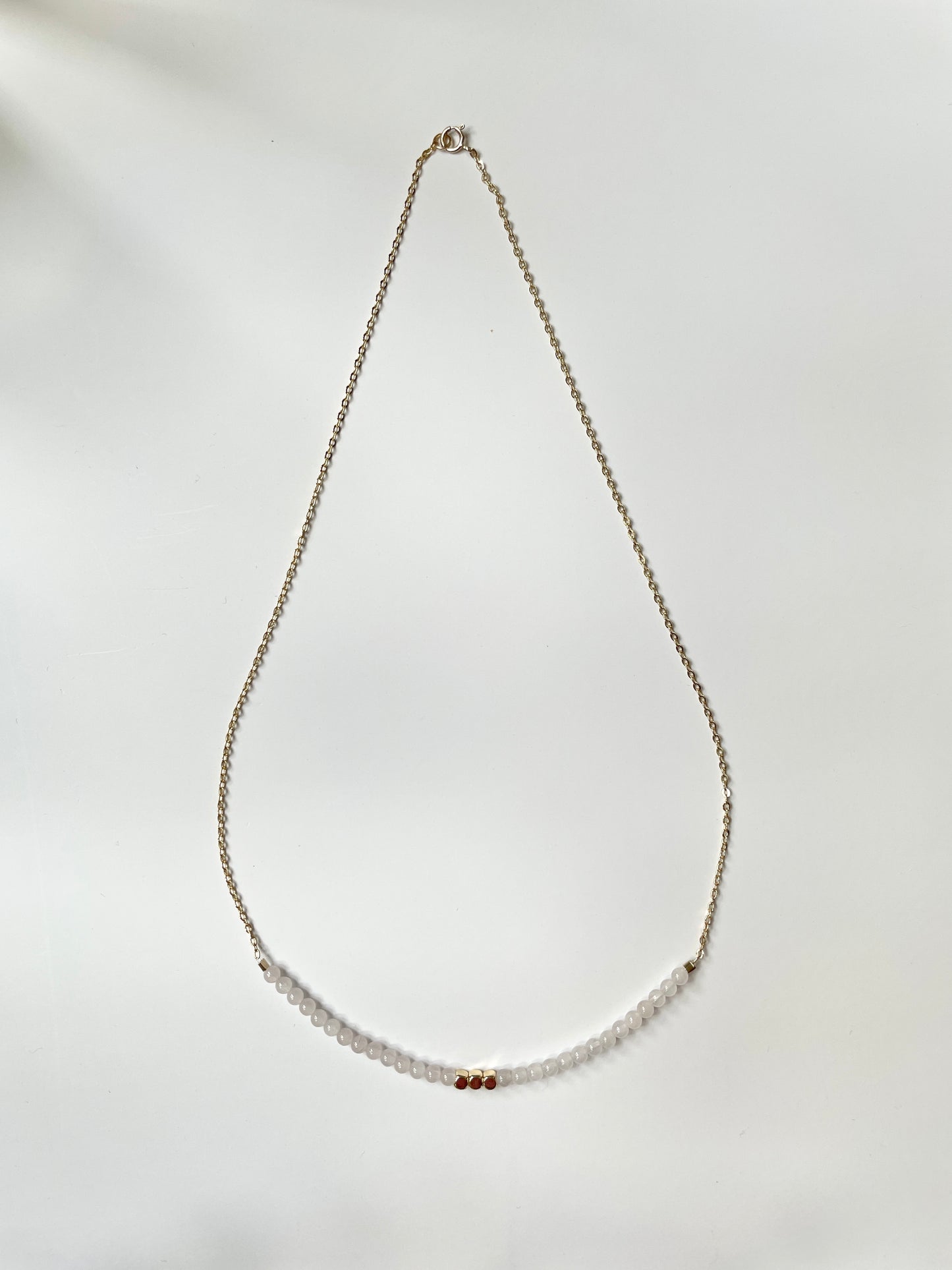 The Love Ritual Necklace – Rose Quartz & Gold-Filled