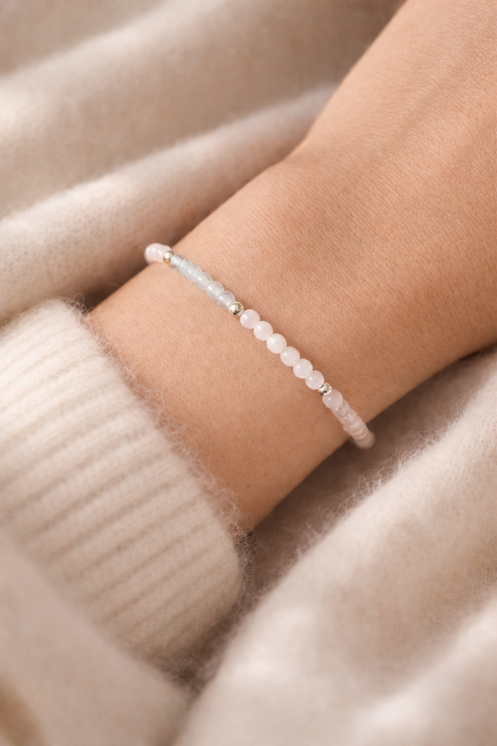 Moonstone Trio Bracelet Fable Stones